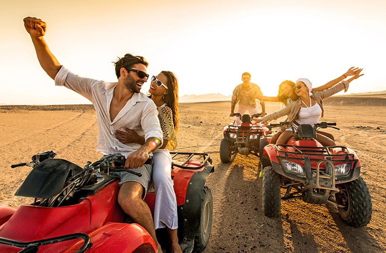 Bedouins Trip in Sharm Safari: Quad Biking, Camel Ride, Dinner & Stargazing